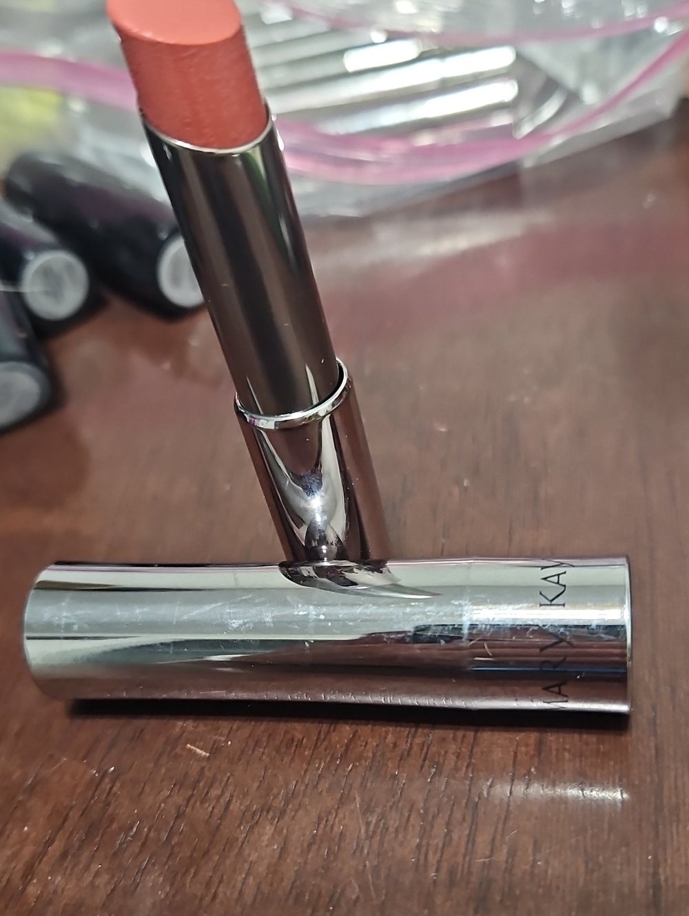 Silky Coral Pink Lipstick - Mary Kay First Blush